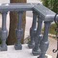 China best selling custom carved indoor black stairs handrail designs